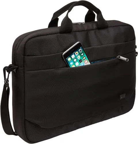Vista 8 de Case Logic Advantage 15.6" Attaché-Black, 15.2 x 1.2 x 10.4 in Negro