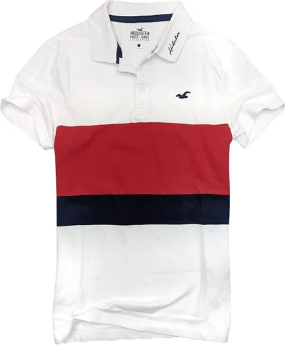 Vista 3 de Hollister Polo Flex Pique Stretch para hombre paquete de 2 HOM-32