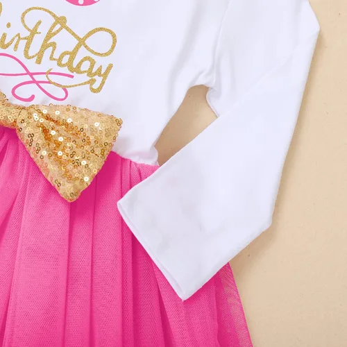 Vista 6 de Traje de ratón para niña, 1, 2, 3 cumpleaños, vestido de ratón, falda tutú de lunares, ropa de manga larga para sesión de fotos