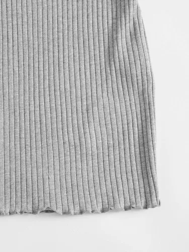 Vista 5 de Milumia Vestido ajustado para mujer, sin mangas, con tirantes delgados, de punto acanalado, vestido de camisola