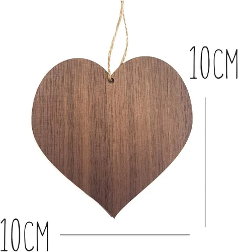 Vista 6 de I’m lucky my friend is you best friends wooden hanging heart sentimental inspirational gift for cheer up women friendship present uk her