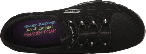 Vista 3 de Skechers - Tenis deportivos, Gratis Bungee, de moda, para mujer.