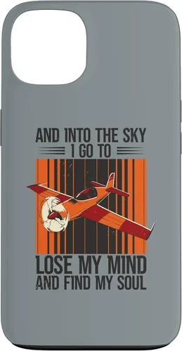 Vista 7 de Funda de aviación para iPhone 12/12 Pro y Into The Sky Flying Airplane Pilot Flight Plane