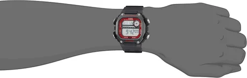 Vista 2 de Casio Reloj de cuarzo con batería de 10 años con correa de resina negro 272 modelo DW-291H-1BVCF Negro - Reloj de cuarzo