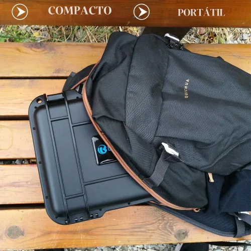 Vista 6 de Lekufee Funda rígida impermeable portátil para accesorios DJI Mavic Mini y SE (solo funda, no para Mini 4k/2/3/4)