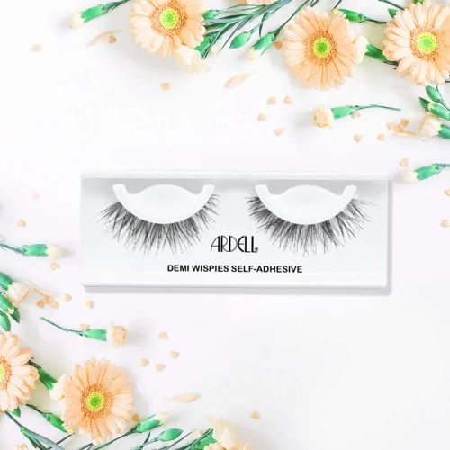 Vista 5 de Ardell Demi Wispies - Pestañas postizas autoadhesivas, reutilizables, ligeras, de aspecto natural, no necesita pegamento, paquete de 4