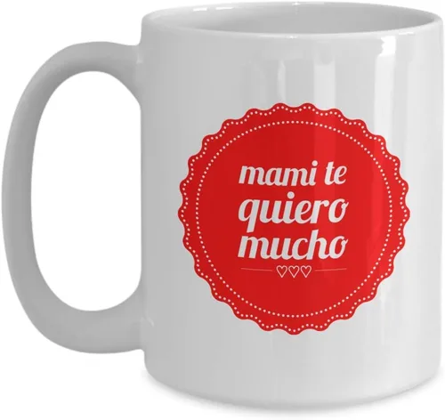 Vista 3 de Regalo Para Mama Vaso, taza de café divertidas, tazas personalizadas, taza de café inspiradoras, taza con mensajes positivos., 11onza White