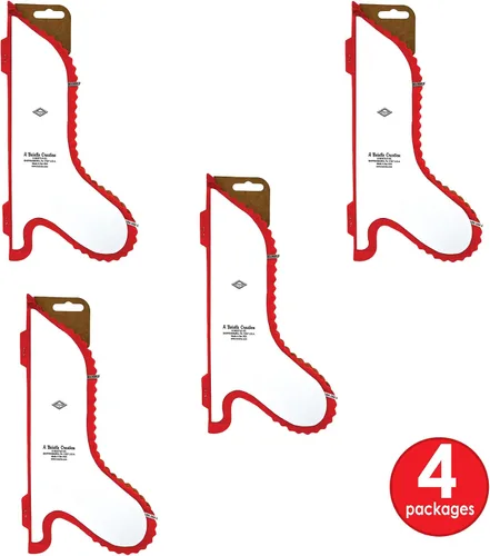 Vista 5 de Beistle Campanas de papel de seda de panal de abeja, 4 piezas, decoraciones de Navidad, suministros de fiesta de invierno, 12 pulgadas, rojo/verde