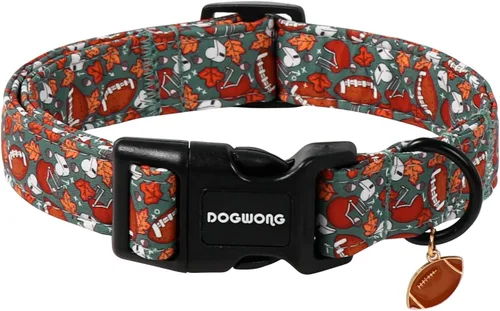 Vista 30 de DOGWONG Collar de perro de San Valentín, collar de perro con estampado de corazones para perros grandes, lindos collares de primavera, hembra