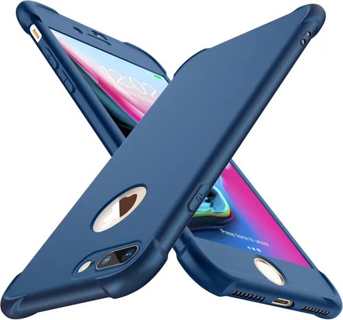 Vista 21 de ORETECH - Funda diseñada para iPhone 5/5S / SE (2016), con [2 protectores de pantalla de vidrio templado] cuerpo completo de 360° para iPhone SE