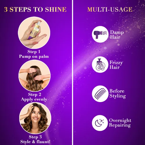 Vista 5 de Livon Suero capilar para hombres y mujeres Sin sulfatos ni parabenos Para todo tipo de cabello Ligero y no graso Aceite de suero reparador