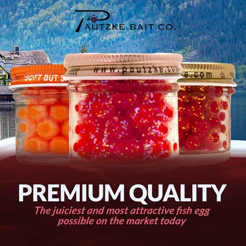 Vista 4 de Pautzke Balls O ' Fire - Cebo de pesca para huevos de salmón famoso y eficaz, accesorios de pesca mejorados con rayos UV, trucha de pesca líder
