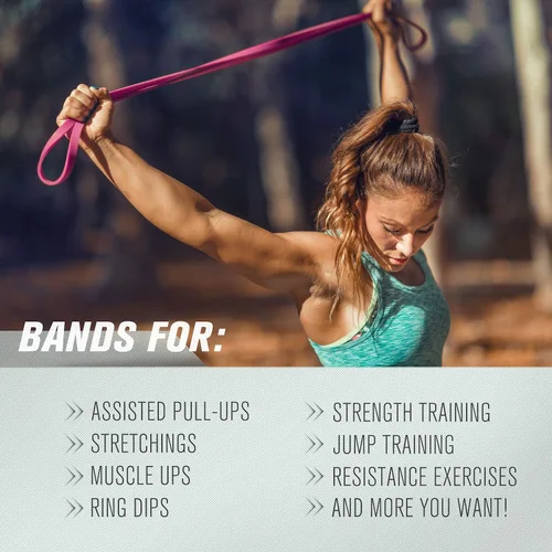 Vista 6 de RitFit Pull Up Assist Band - Premium Resistance Band for Pull Up Assistance, Resistance Training, Body Stretching, Powerlifting, Mobility Training