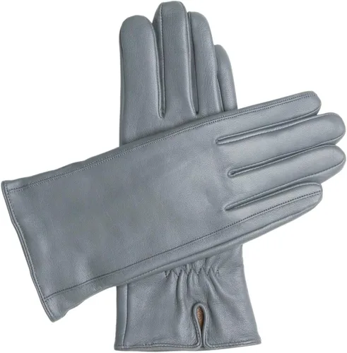 Vista 9 de Guantes clásicos de cuero con forro de cachemira de Downholme para mujer Negro