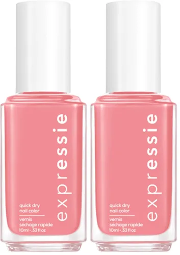 Vista 33 de essie Expressie Esmalte de uñas, esmalte de uñas azul de secado rápido, vegano, Bring The Beat, 0.33 onzas líquidas