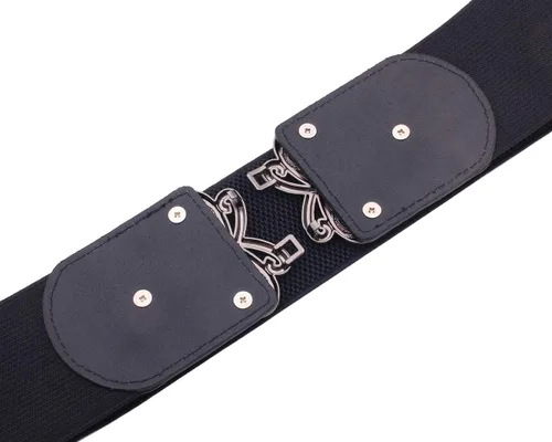 Vista 7 de Syuer Cinturón elástico ancho vintage para mujer, cinturón retro de cincha