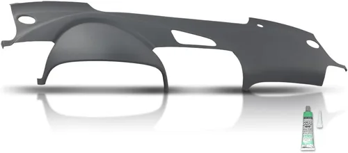 Vista 11 de CNNELL Cubierta de tablero compatible con Acura TL 2004-2008 negro 30408LLBLK