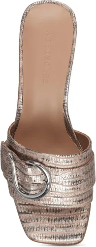 Vista 4 de Aerosoles Sandalias Evvie Slide para mujer, Silver Metallic, 5.5, Plateado Metálico