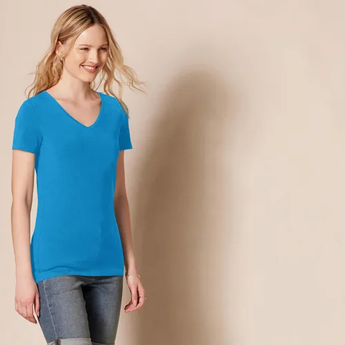 Vista 128 de Amazon Essentials Women's Regular-Fit Short-Sleeve Crewneck T-Shirt