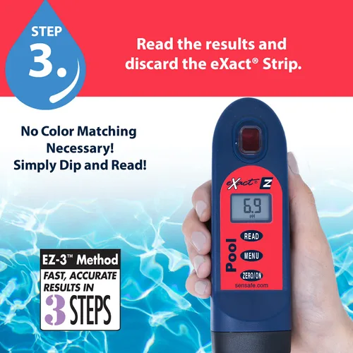 Vista 7 de [Usado] ITS 486201 Pool Exact EZ Photometer - Kit de prueba de agua de piscina digital de entrada - 6 pruebas cada uno