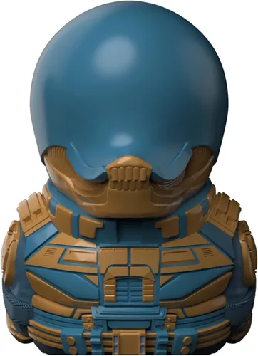 Vista 3 de TUBBZ Figura coleccionable de pato The Suicide Squad Bloodsport, mercancía oficial de Batman, regalo único de vinilo de edición limitada