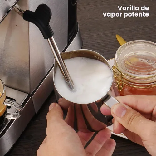 Vista 4 de Gevi Máquina de café expreso comercial compacta de 20 barras para el hogar