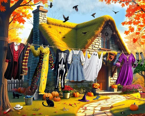 Vista 10 de Springbok 's Rompecabezas de 500 piezas Terrorific Treats - Hecho en Estados Unidos Multicolor