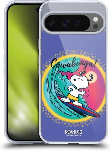 Vista 397 de Head Case Designs Officially Licensed Peanuts Beach Surf Snoopy Boardwalk Airbrush Gel Case [Military Grade Protection] Compatible with Google Pixel