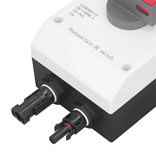 Vista 8 de Interruptor de desconexión rápida solar fotovoltaica CC 1500 V 32 A, disyuntor miniatura de CC IP66, caja combinada solar para sistema de paneles