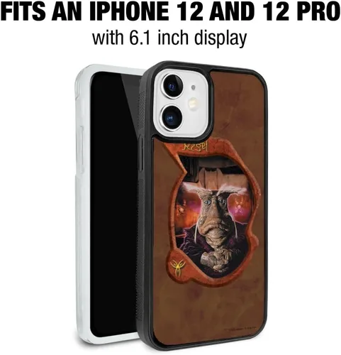 Vista 6 de Farscape Dominar Rygel XVI Protective Slim Fit Hybrid Rubber Bumper Case Fits Apple iPhone 12 Pro and 12