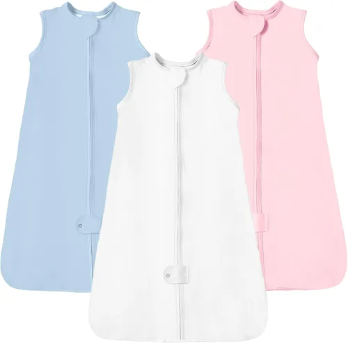 Vista 10 de TotAha Baby Sleep Sacks 3-Pack, 0.5 TOG Wearable Blanket, 3-6-15-24 Months León Boho