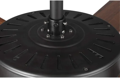 Vista 18 de AirPro Collection - Ventilador de techo de cinco aspas de 52 pulgadas con kit de luz blanca grabada