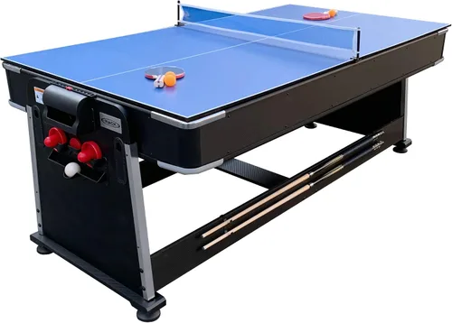 Vista 4 de RACK Triad - Mesa giratoria 3 en 1 de 7 pies para billar y pool