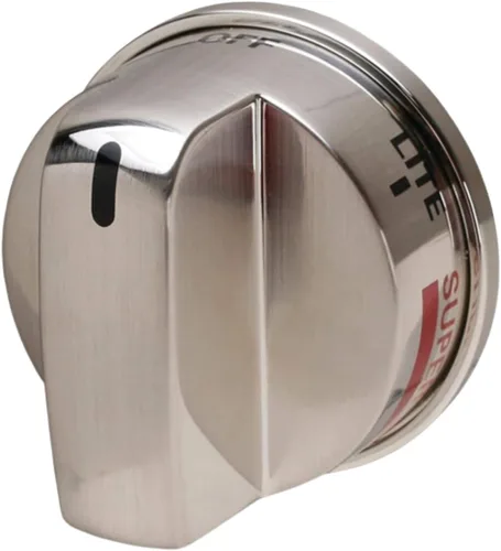 Vista 3 de EBZ37189609 - Pomo de control de quemador de gasolina grande, fusibles de acero inoxidable para compatible con las mejores marcas reemplazan