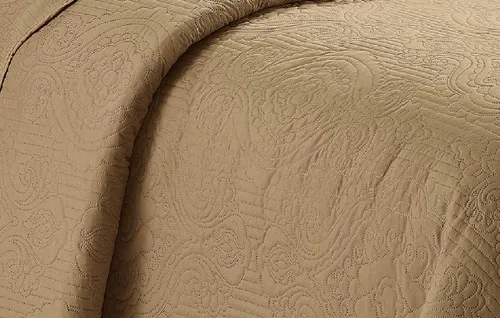 Vista 2 de Home Collection - Juego de cubrecama de lujo holgada repujada liviana de color liso