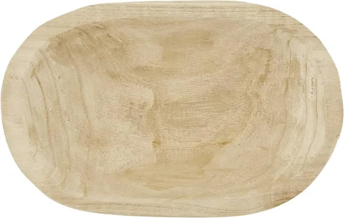 Vista 5 de Santa Barbara Design Studio TableSugar - Cuenco para masa de madera de paulownia, 12 x 7.5 pulgadas, color negro