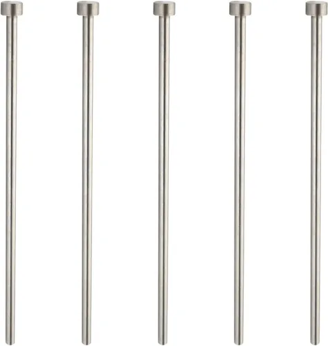 Vista 9 de Auniwaig 1/4 pulgadas de diámetro punta redonda Eyector Pin 6 pulgadas de longitud 65MN acero 48-50rc dureza molde accesorios para herramientas