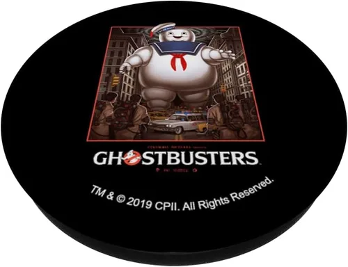 Vista 2 de Póster Ghostbusters vs Stay Puft – PopSockets Grip y soporte para teléfonos y tabletas