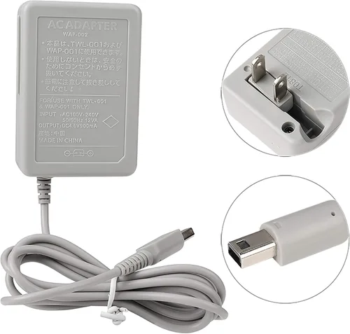 Vista 4 de Cargador 3DS cargador Dsi fuente de alimentación de repuesto para Nintendo 3DS 3DS XL 2DS 2DS XL DSi DSi XL Cargador Adaptador de CA 100-240 V