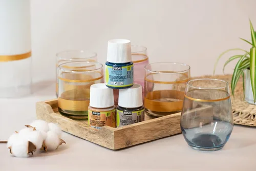 Vista 7 de Pebeo Vitrea 160 - Botella de diluyente para pintura de vidrio (45 ml)