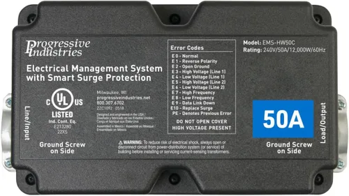 Vista 7 de Progressive Industries EMS-HW30C - Protector de sobretensiones para autocaravana resistente, negro, 30 amperios