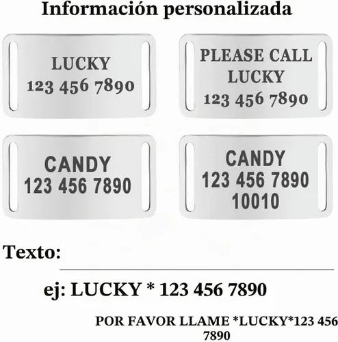Vista 4 de Juego de correa de arnés personalizado para perro sin tirones con nombre y número de teléfono, arnés de chaleco acolchado suave reflectante