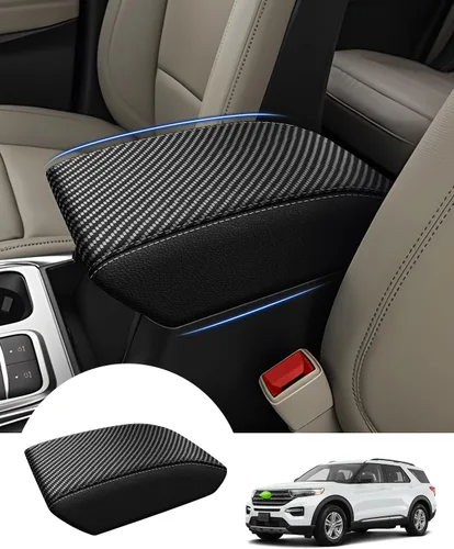 Vista 22 de Autorder Funda de consola central para Jeep Grand Cherokee 2011-2019 2020 2021, accesorios para reposabrazos, funda antiarañazos, almohadilla