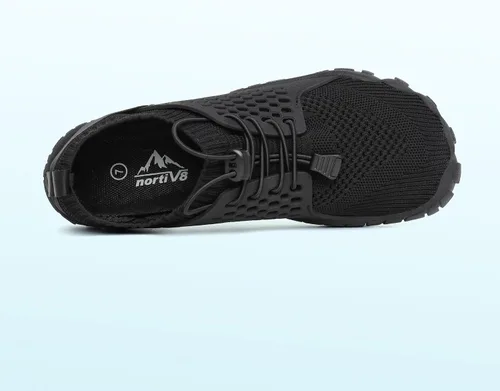 Vista 5 de NORTIV 8 Zapatos de agua de secado rápido para mujer, sensación de pies desnudos, para deportes acuáticos, para la playa o la piscina, para nadar