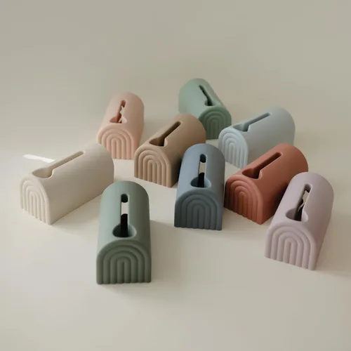 Vista 7 de mushie Cubierta de Caño de Baño Protector de Seguridad de Silicona Suave para Grifo de Bañera para Niños Ajuste Universal (Blush)