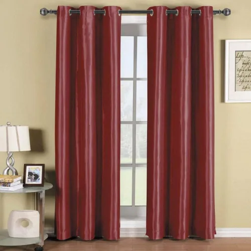 Vista 13 de Royal Tradition Cortinas opacas de 42 x 96 pulgadas, juego de 2 paneles de cortinas blancas con aislamiento térmico para oscurecer la habitación