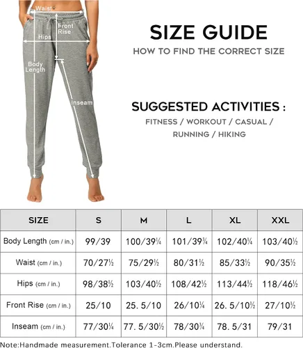 Vista 6 de icyzone - Pantalones deportivos con bolsillos para yoga para mujer