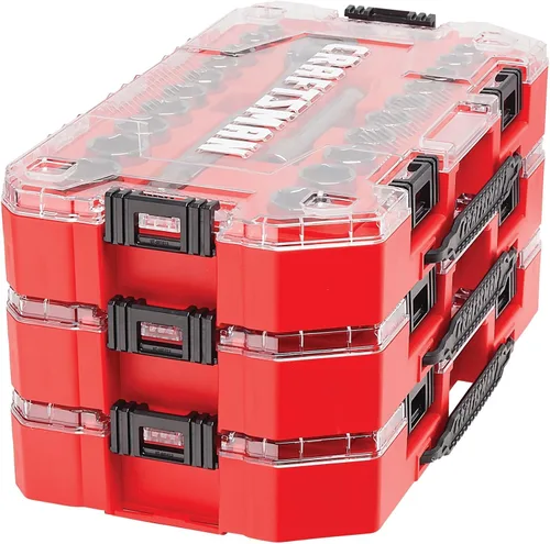 Vista 4 de CRAFTSMAN CMMT12030 - Juego de herramientas mecánicas, transmisión de 1/2 pulgadas, SAE/métrico, 22 piezas