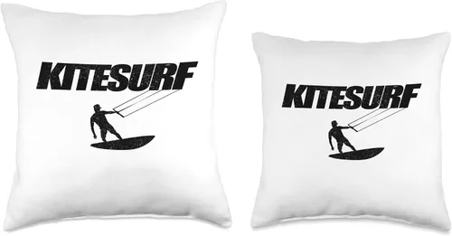 Vista 3 de Kitesurf and Kiteboarding with passion Kitesurf Surfen Kiteboarding - Almohada (16 x 16 pulgadas), multicolor