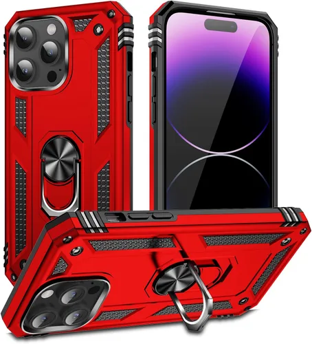 Vista 24 de Korecase Funda para iPhone 8, protección de cámara, armadura militar, doble capa, soporte compatible con iPhone 6 6s y iPhone 7 8, color negro